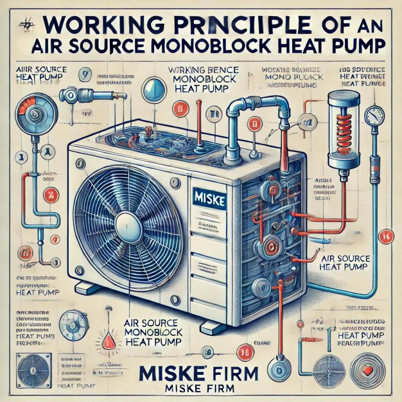 Hava Kaynaklı Monoblok Isı Pompasının Çalışma Prensibi